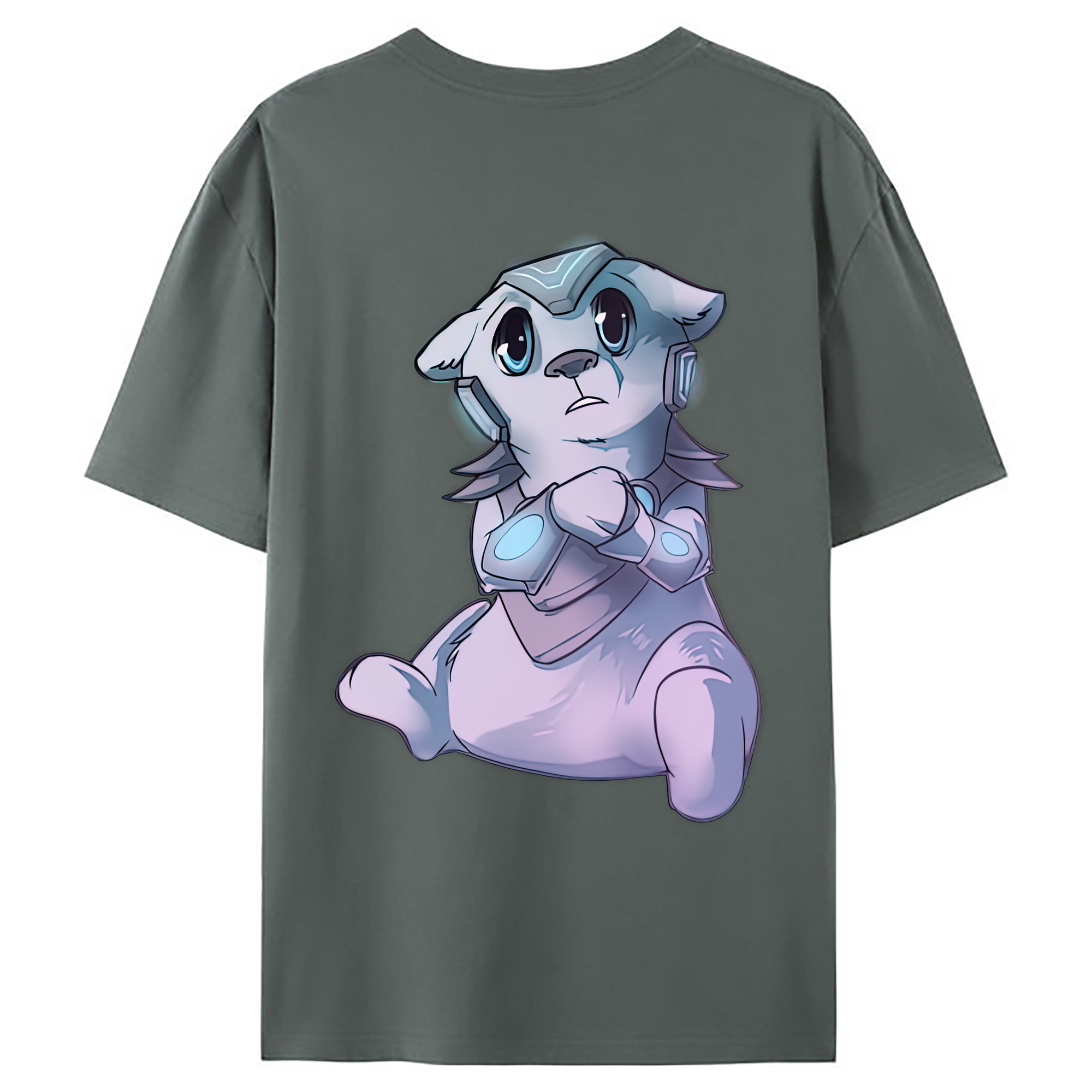 （画像用） リーグ・オブ・レジェンド League of Legends LOL 綿100％ メンズ半袖Tシャツ（バックプリント） 通気性